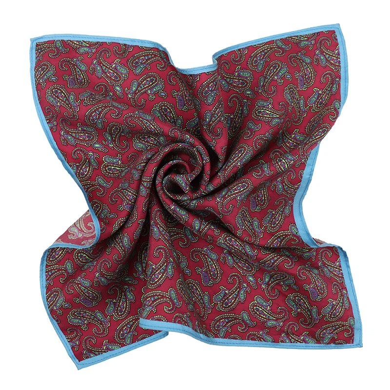 Paisley Silk Pocket Square
