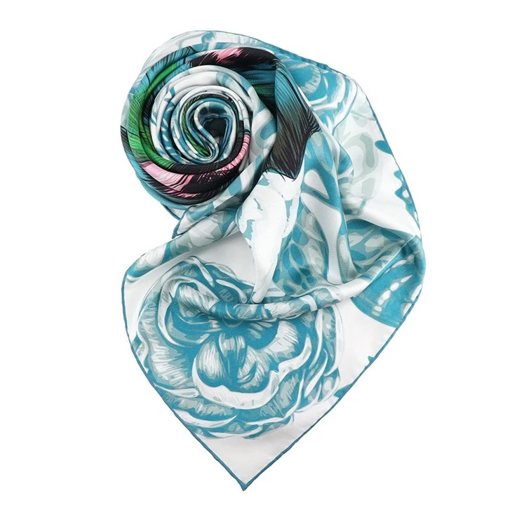 Silk Patterned Scarf